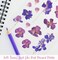 Wrapables Pressed Flower Themed PET Stickers for Scrapbooking, Junk Journals, Stationery, Card Making, DIY, Arts and Crafts, Water Bottles, Phones, Laptops (480pcs), 36 Sheets